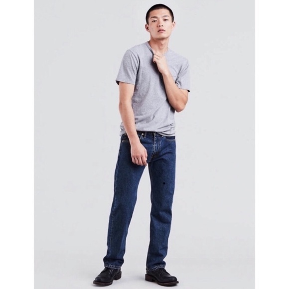Levi's Other - Levi’s Men’s 505 Dark Wash Straight Leg Jeans